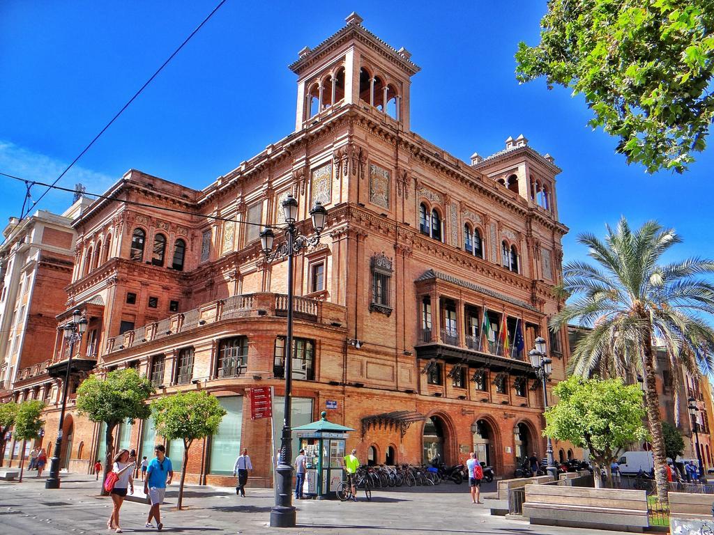 Hostly Acetres 2A-Penthouse In City Center-Fibre-Parking Opt Sevilla Dış mekan fotoğraf